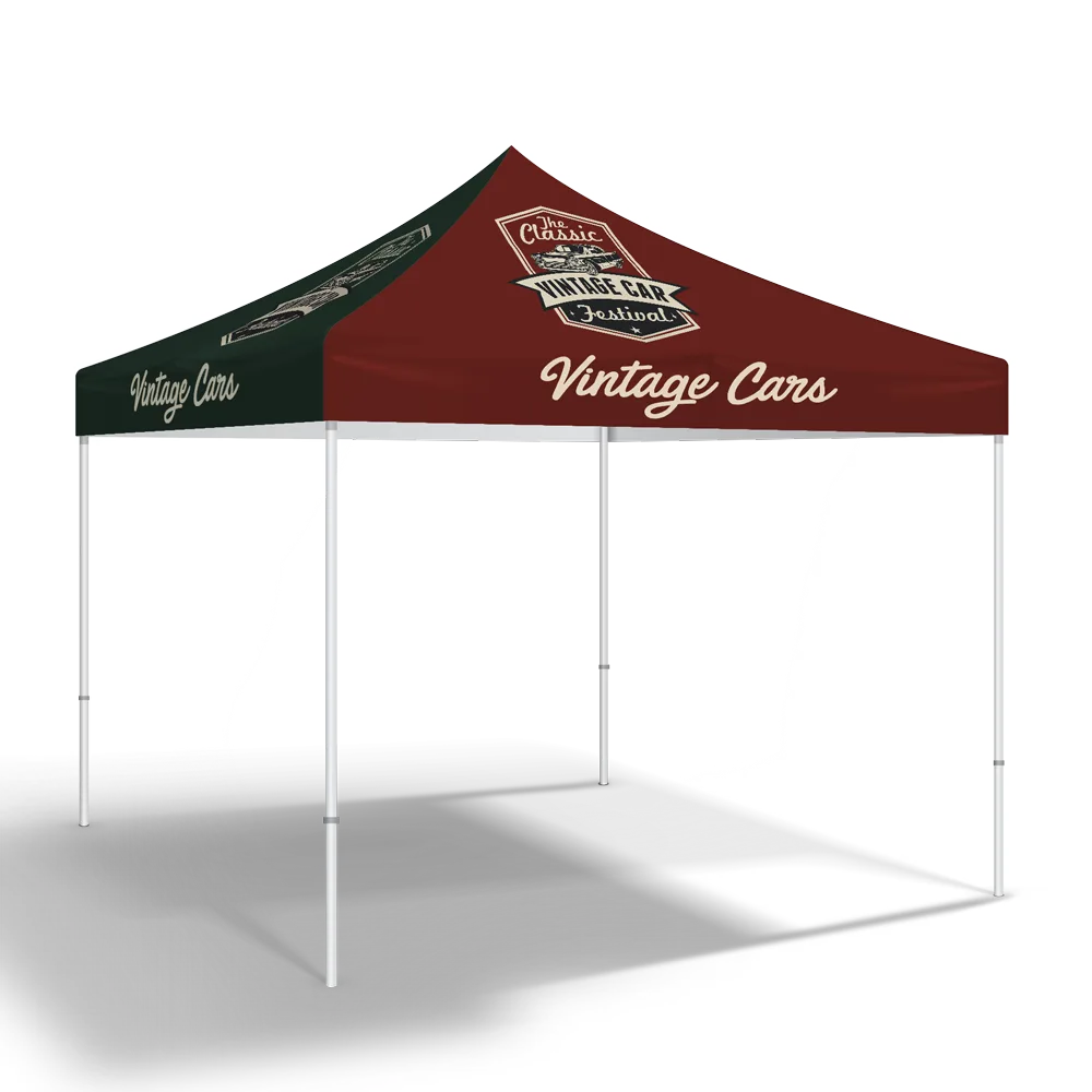 Sample branded event tent printed by RB Printing & Marketing