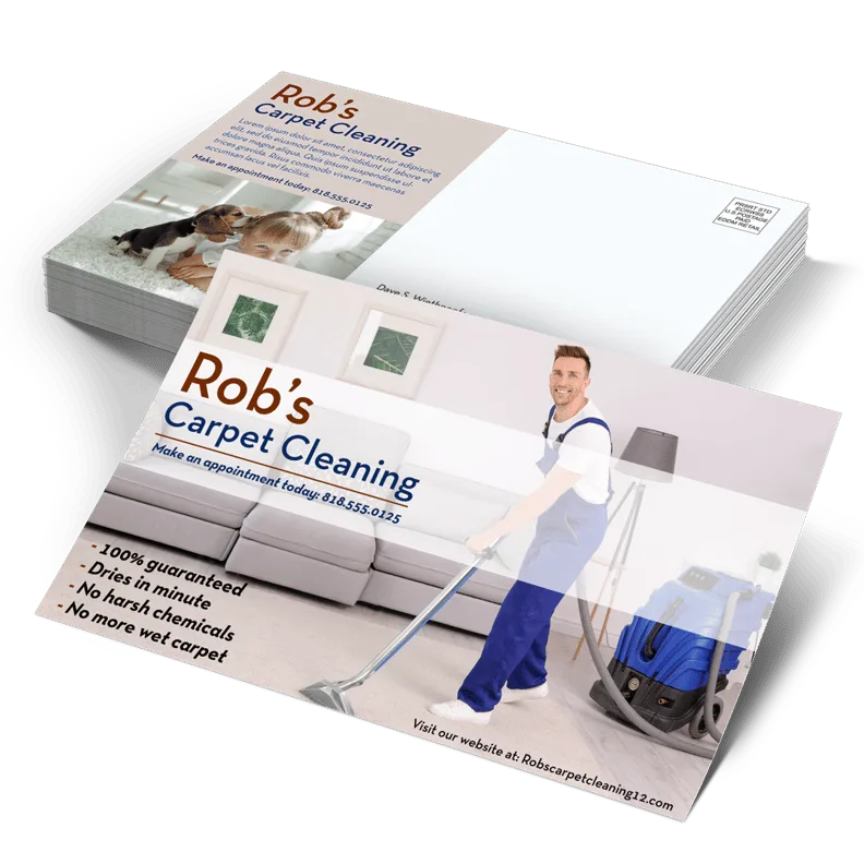 Sample postcards printed by RB Printing & Marketing